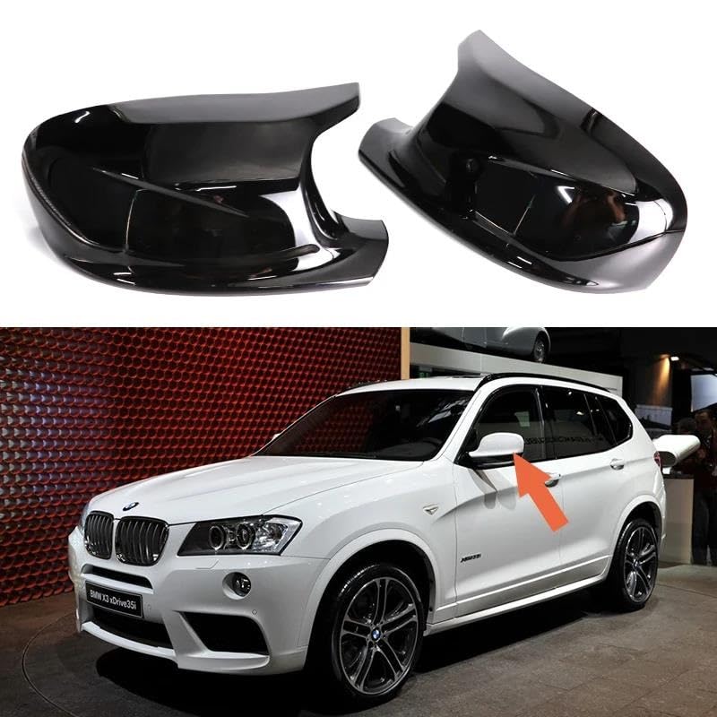 Coque Rétroviseur Latéral Brisé Solution Remplacement BMW X1 X3 Noir - 6