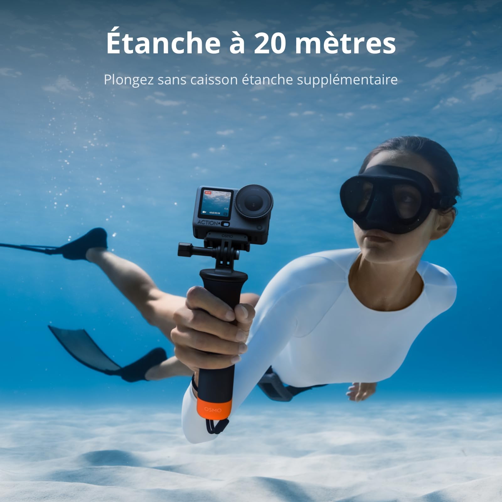 DJI Bundle Standard Osmo Action 6, caméra d'action 8K pour Usage Quotidien