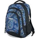MEHRERE TASCHEN UND FÄCHER: Der hochwertige und stylische Rucksack bietet ausreichend Platz für Schulmaterial. Hefte, Mäppchen und Bücher sind sehr gut aufgehoben.