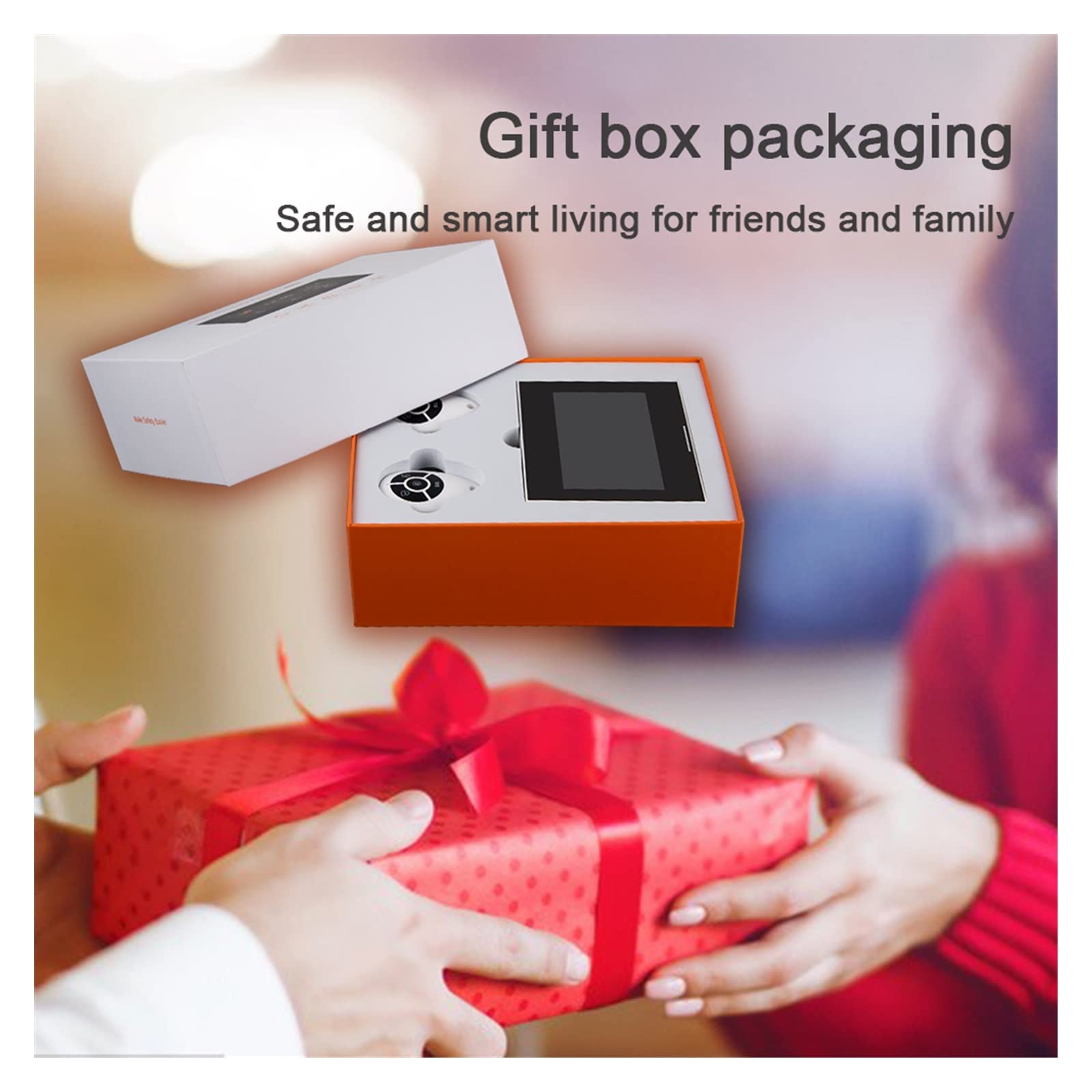 WiFi HD Smart Sistema de Alarma de Seguridad for el hogar Kit inalámbrico IR Control Remoto del Detector de la Puerta del Sensor de la Puerta de Alarma de la Alarma(Set C)
