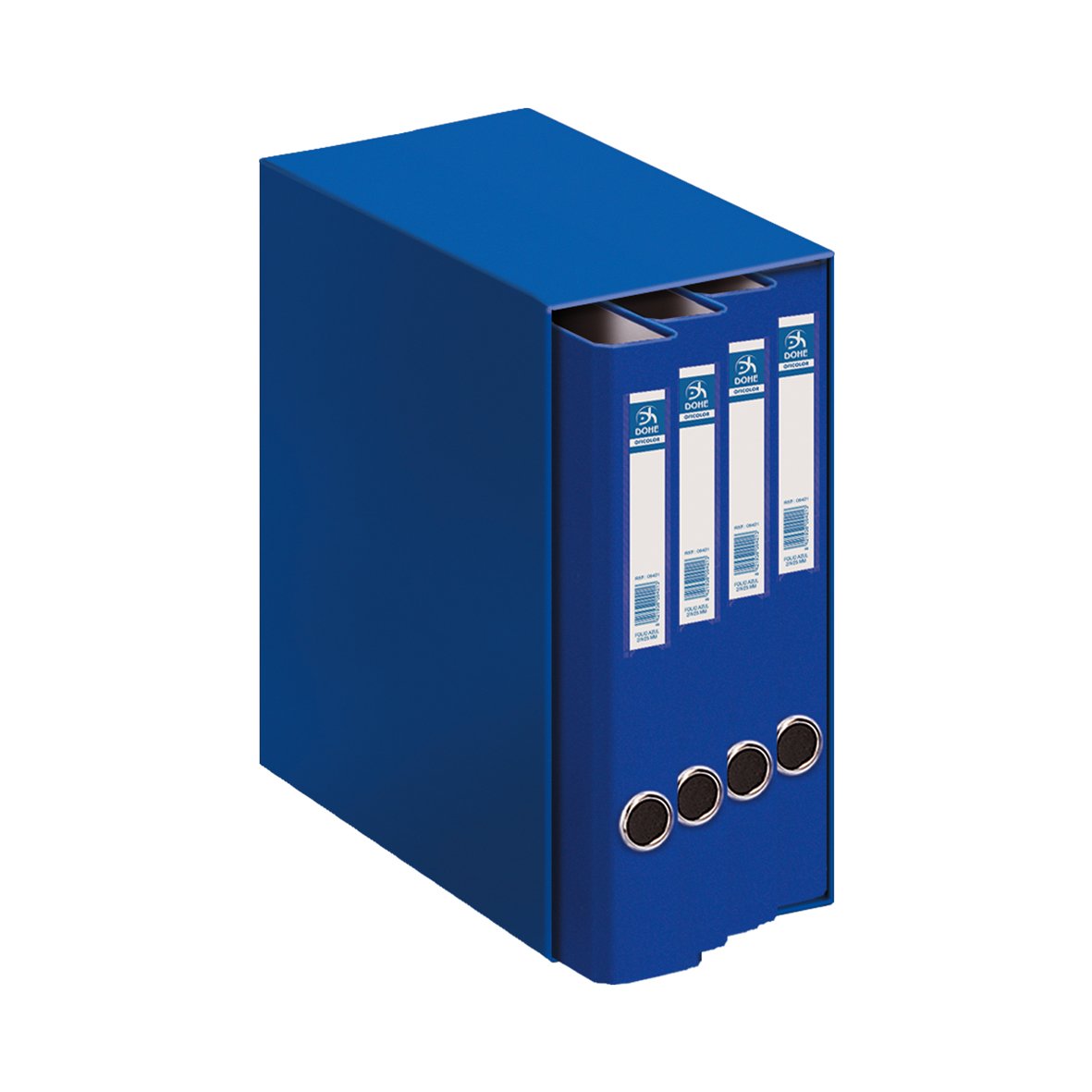 DOHE - Oficolor Module, 4 Folders, Folio, Blue, 09451/54
