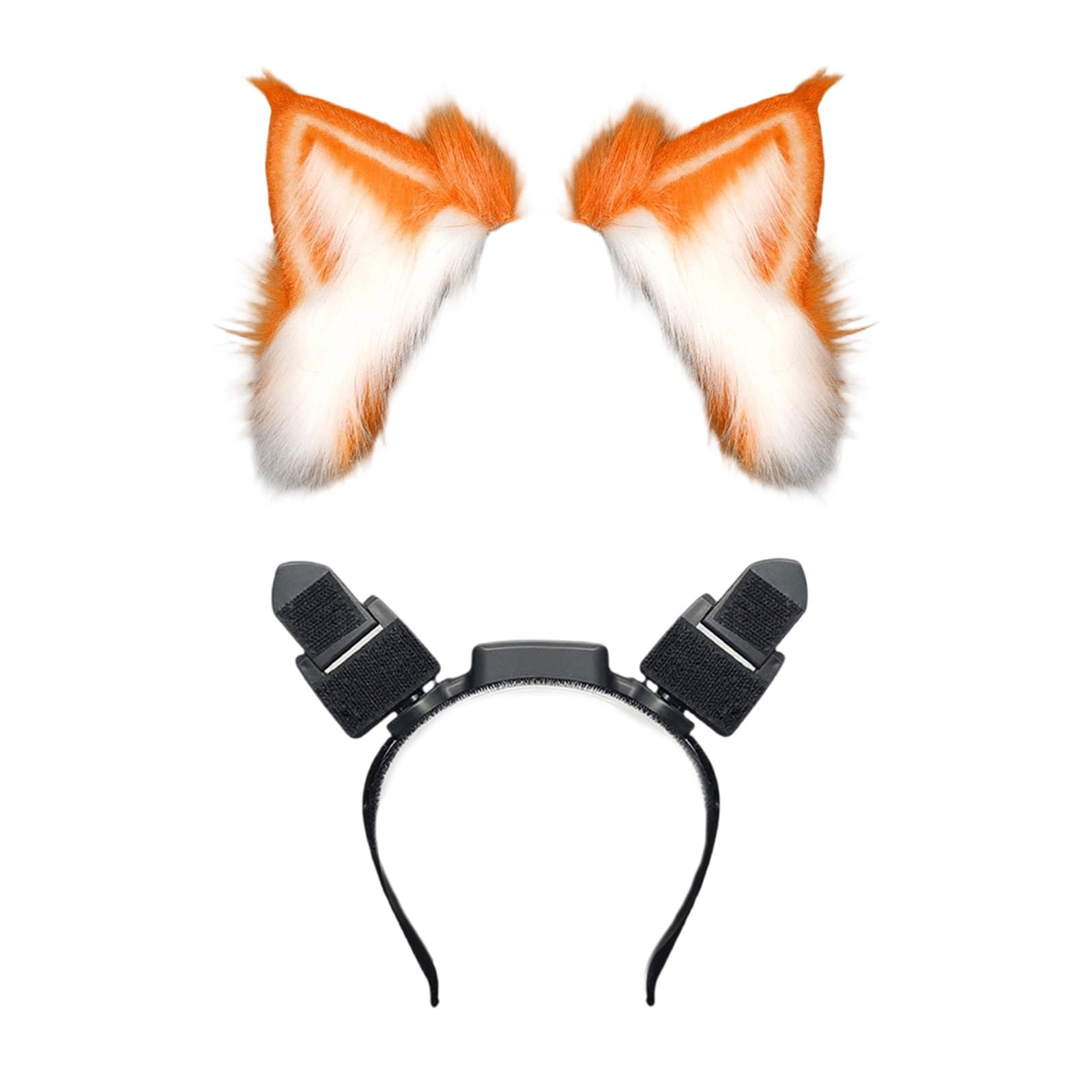 Diadema eléctrica de orejas de animal con diseño movible para mujeres, adolescentes y niñas, disfraz de anime, diadema de oreja móvil automática