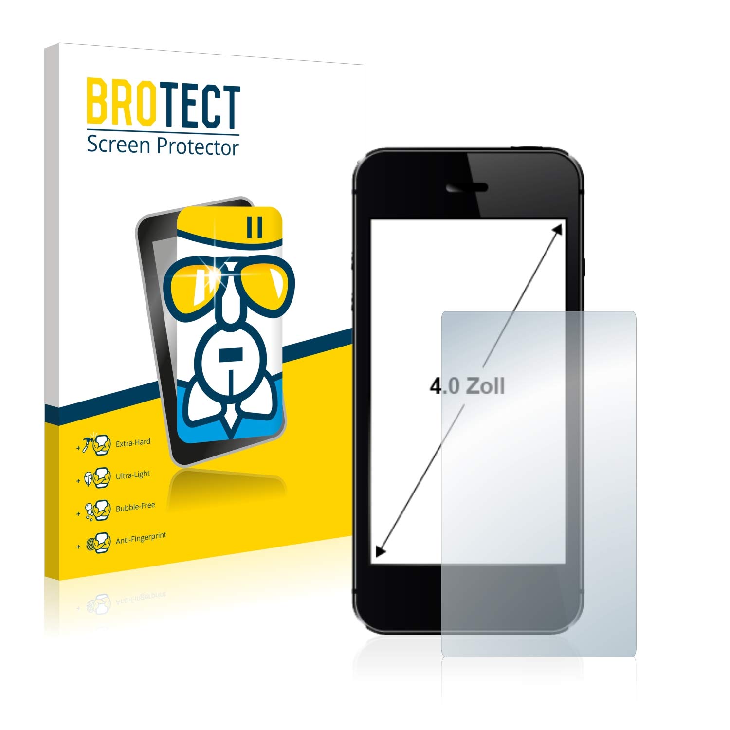 BROTECT AirGlass Matt Entspiegelungs-Schutzglas Für 4 Zoll Kamera-Displays – 9H Härte, Kratzfest & Blasenfrei BROTECT AirGlass Matt Entspiegelungs-Schutzglas Für 4 Zoll Kamera-Displays – 9H Härte, Kratzfest & Blasenfrei