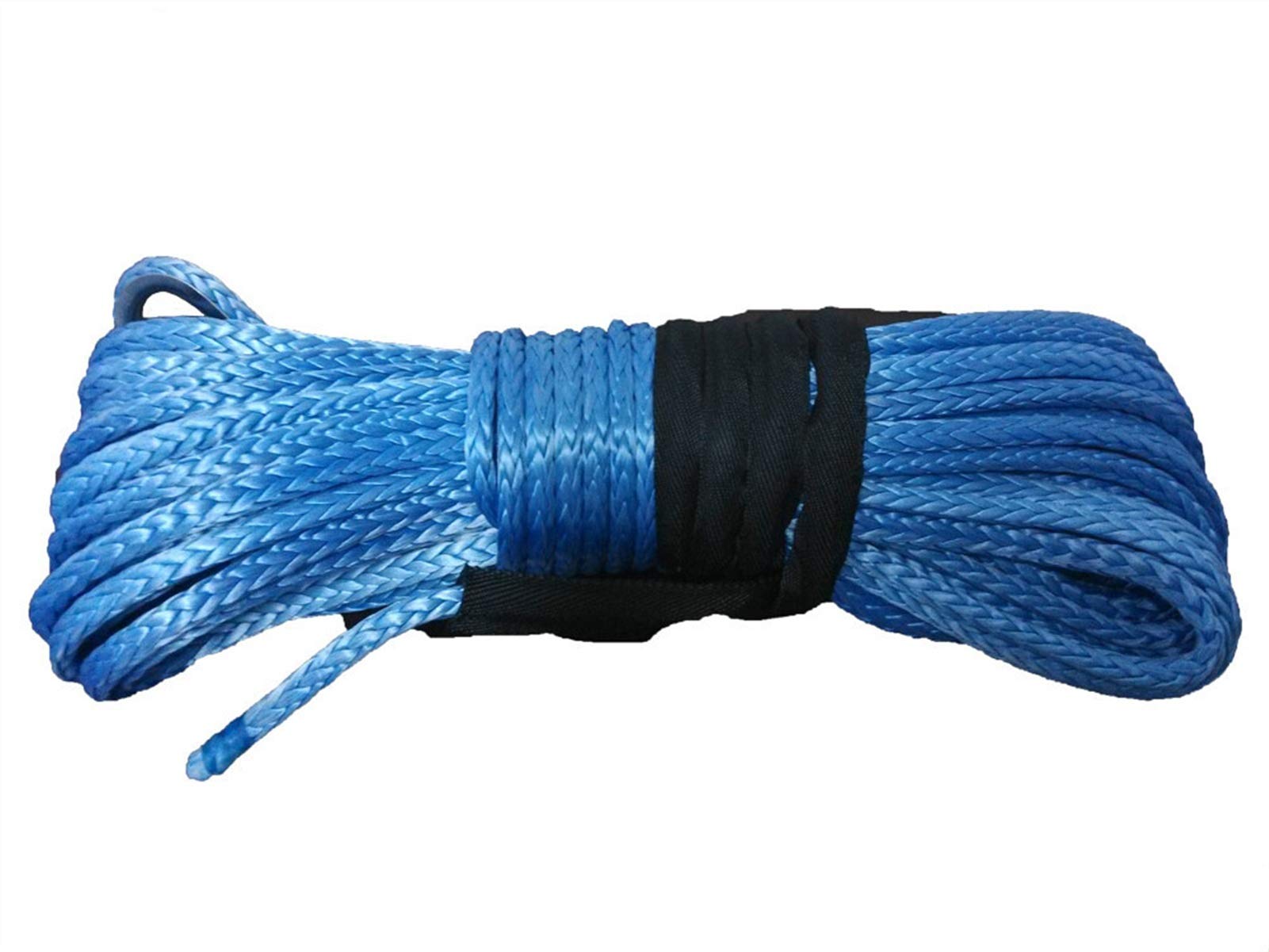 Winch Rope, 14mm X 30meters Synthetic Winch Rope for Offroad