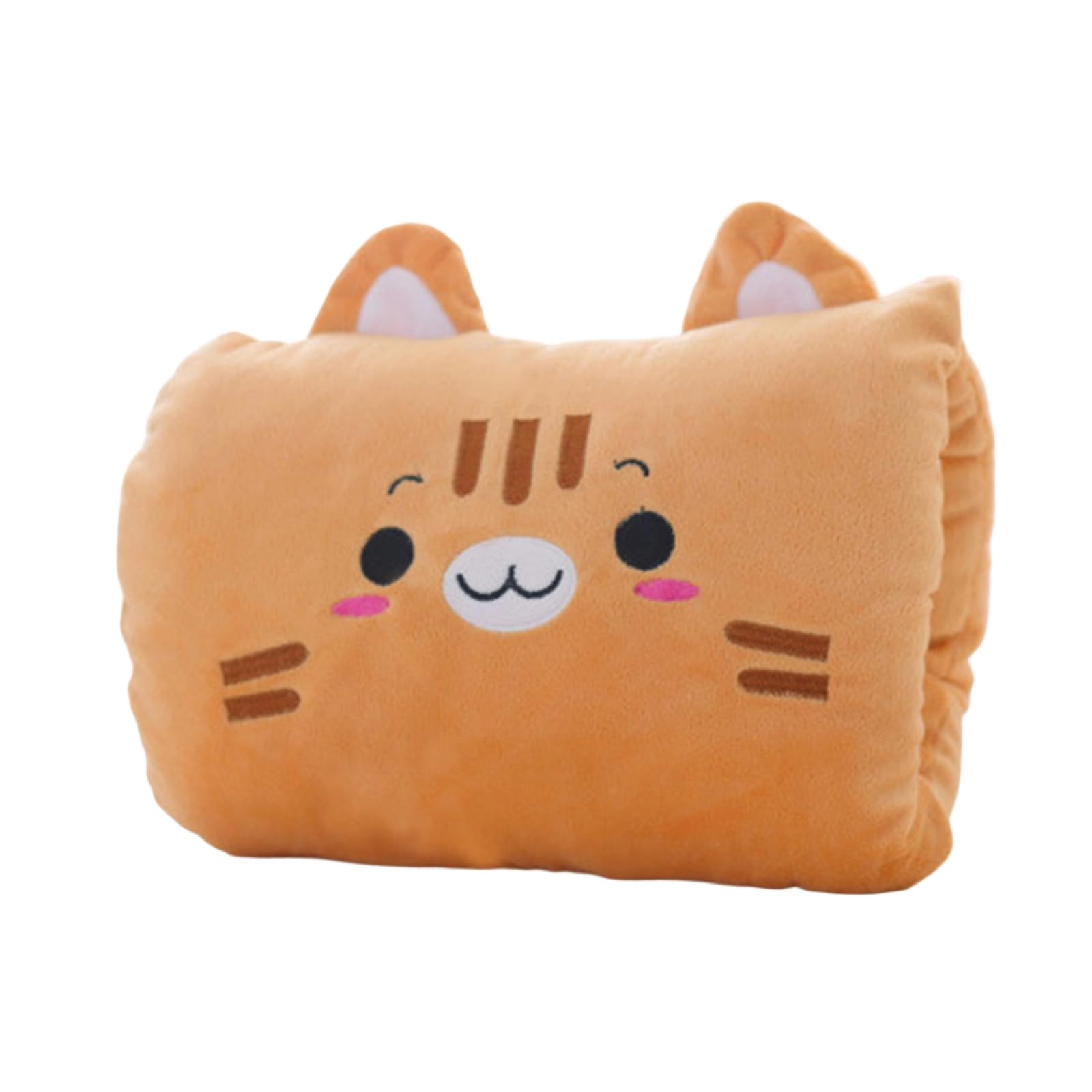 Qcbuegof D Lovely Cartoon Han Pillow Cushion Soft Fille Travel Sleeping Companion Warmer Pillow For Winter