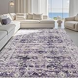 Carvapet Alfombra vintage de 4 x 6 pies, para interiores