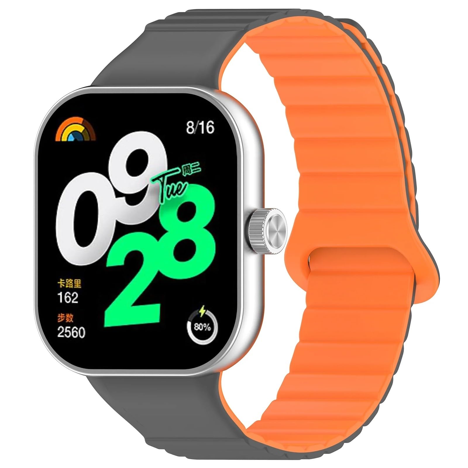 OTGKF Silicone Magnetic Strap for Redmi Watch 4 Accessories Replacement Smart Watch Band Wristband Soft Sport Bracelet for