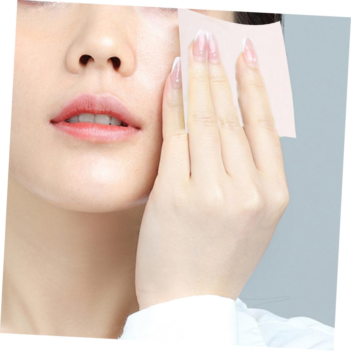 Facial Oil Blotting Paper 200 Sheets X 2 Sets plant Absorbing Tissues for Face Oil Control and Skin Cleaning, Pink for Makeup Touch-Up and Oily Skin Care