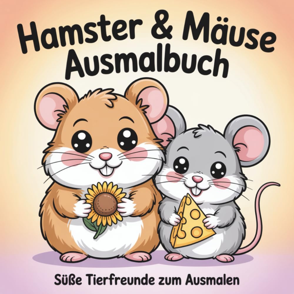 Hamster und Mäuse Ausmalbuch: Süße Tierfreunde zum Ausmalen