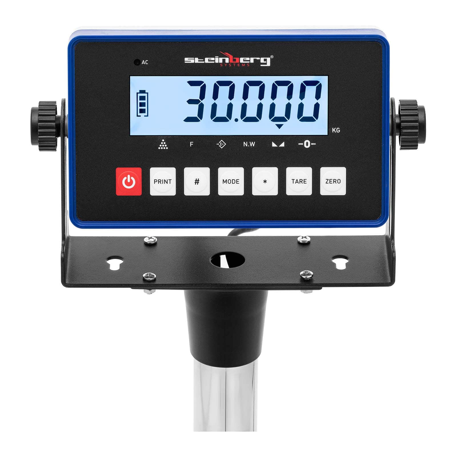 Steinberg Systems SBS-PF-30/1S Plattformwaage 30 kg / 0,001 kg 300 x 400 x 117 mm kg/lb Industriewaage Bodenwaage