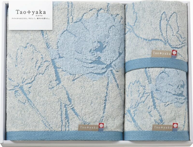 実りの秋の贈り物 タオルセット（ポピー） 今治タオル バスタオル（60&times;120cm）・フェイスタオル（34&times;80cm）・ウォッシュタ