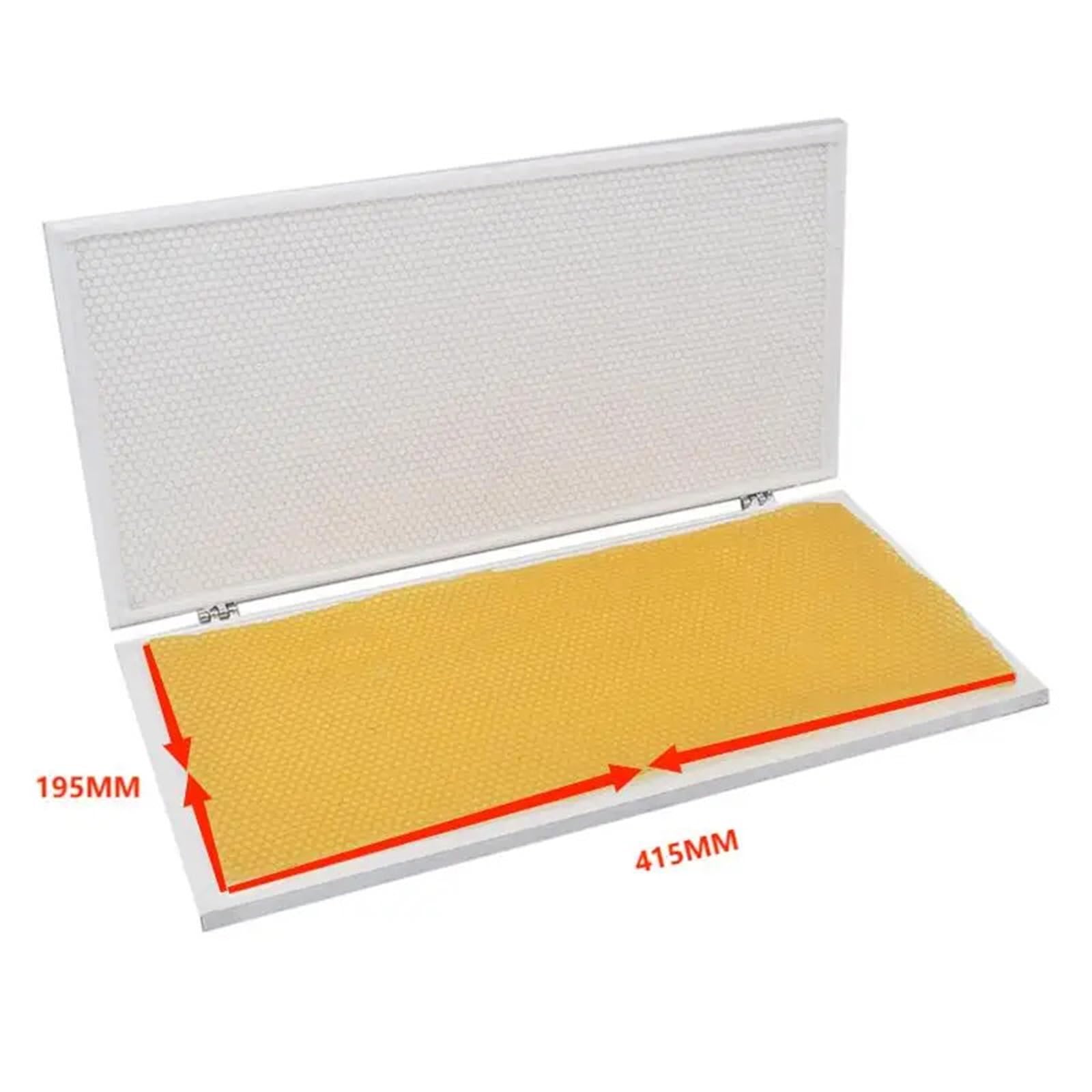Apicultura, Máquina de cera de abejas for apicultura, prensa, estampador, impresora de hojas, tamaño de cera de abejas, herramientas for abejas(41.5cmx19.5cm 4.9mm)