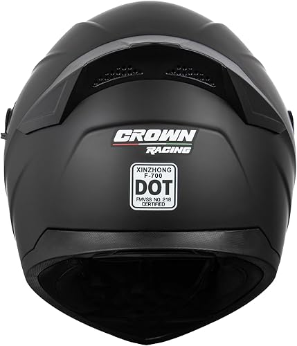 Miniatura 7 de Cascos de motocicleta de cara completa para bicicleta de calle, casco de motocicleta para adultos, cascos aprobados por DOT, F-700