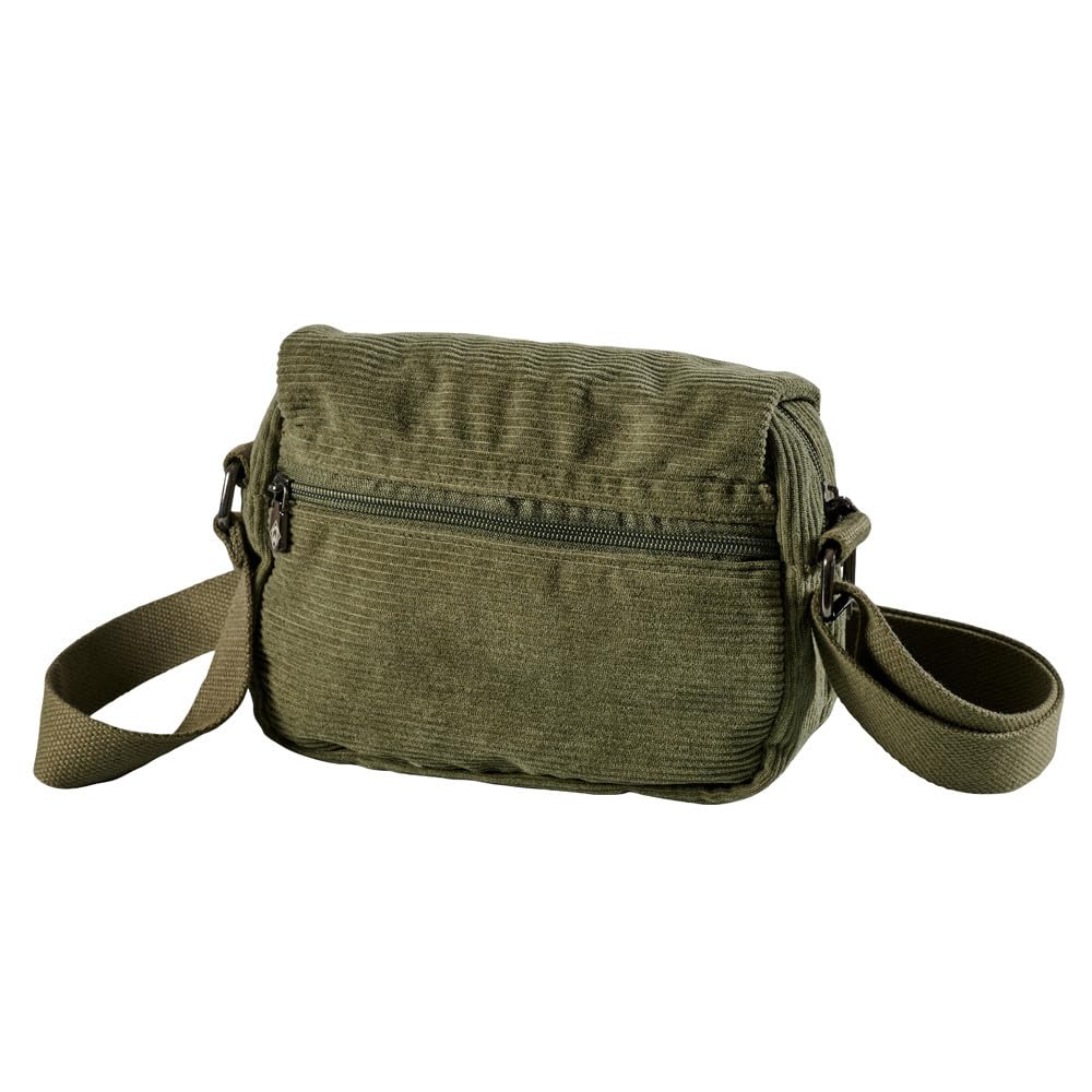 Werder Bremen SV Cord Tasche Grün – Offizielle Fan Tasche, Schultertasche & Shopper, Robuste Cord Optik, Fußball Fanartikel, Freizeit & Stadion Bag