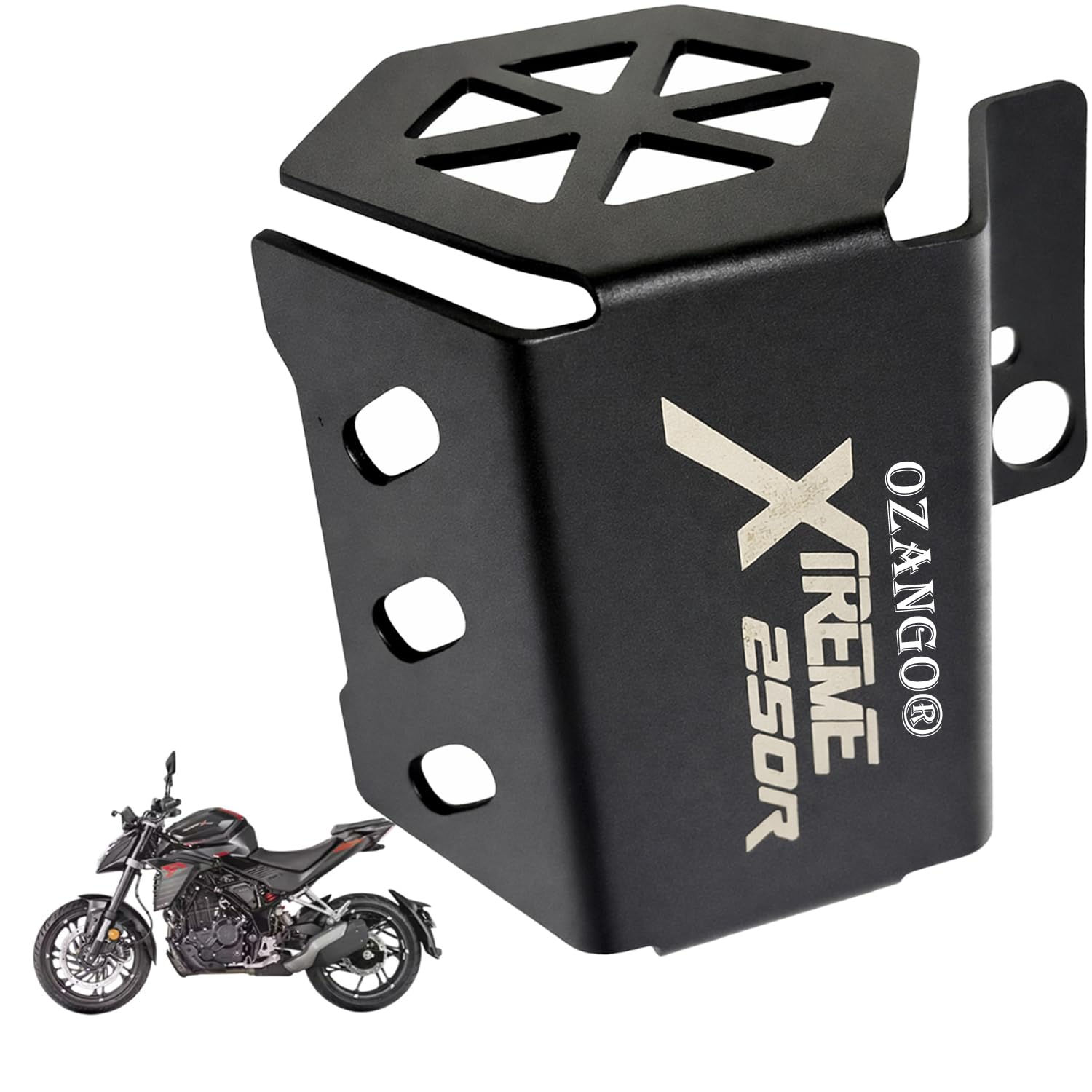 Motorcycle Rear Oil Cap Brake Reservoir Cover Master Cylinder Fluid Strong Metal Finish Corrosion Resistant for XTREME 250R-picture-24