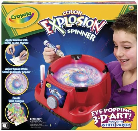 Crayola Color Explosion Spinner - Rojo