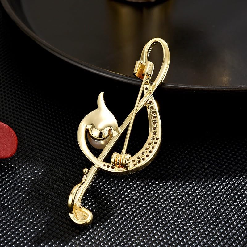 Image of Fashion Brooch for Women Pearl Rhinestones Brooch Pin Elegant Lapel Pin Jewelry Mother's Day Gift for Wife Mom Lover