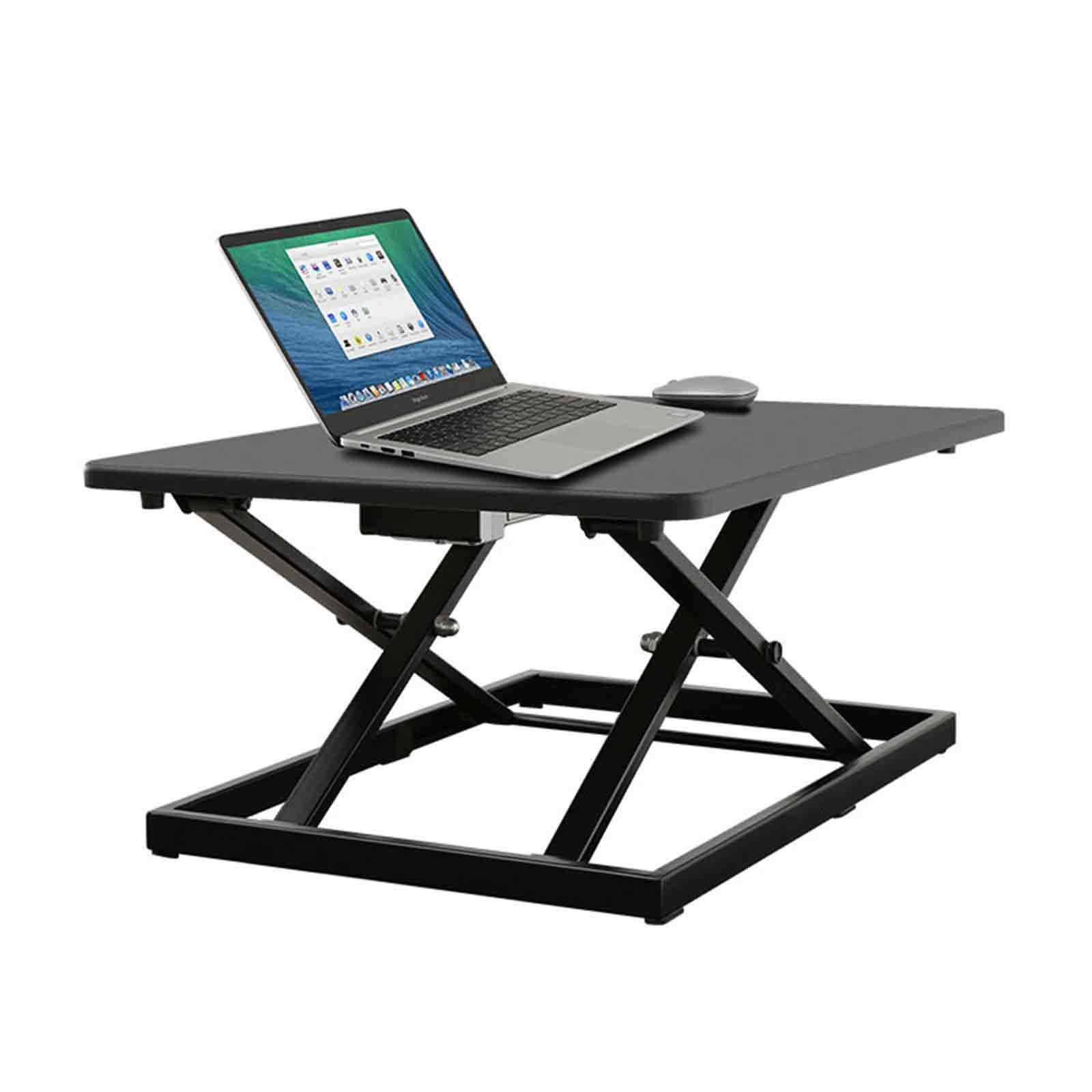 AIZYR Électrique Convertisseur De Bureau Debout, Réglable en Hauteur Station De Travail Home Riser pour Ordinateurs Portables Et Moniteurs D'ordinateur Et Fournitures De Bureau