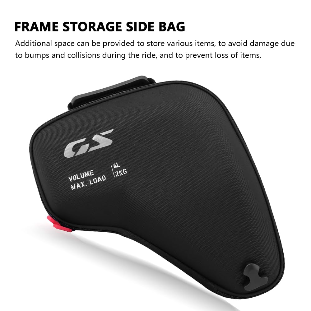For R1300GS Adventure R 1300 GSA R1300 GS ADV 2024 2025 Motorcycle Left Right Radiator Cowl Bag Fairing Waterproof Tool Bag
