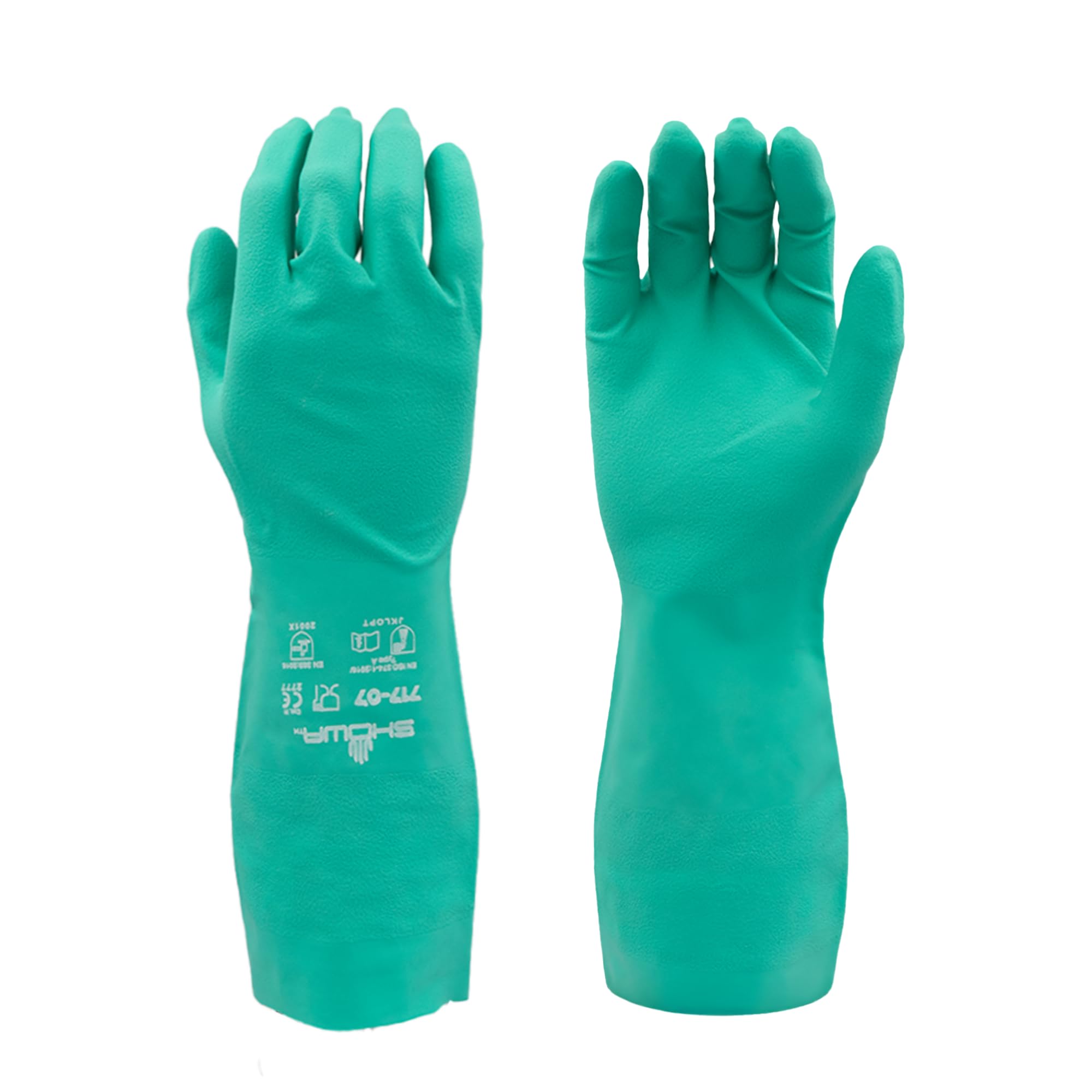 Amazon.co.jp: SHOWA 717 Nitrile Glove, Unlined, Chemical Resistant