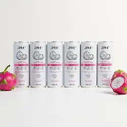 AWE Energy Pitaya e Lichia - Pack com 6 unidades, latas de 355ml Performance & Disposição Ingredientes Naturais Energia Limpa