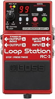 ギター BOSS Loop Station RC-3 Amazon.com: BOSS RC-3 Loop Station Pedal, red : Musical