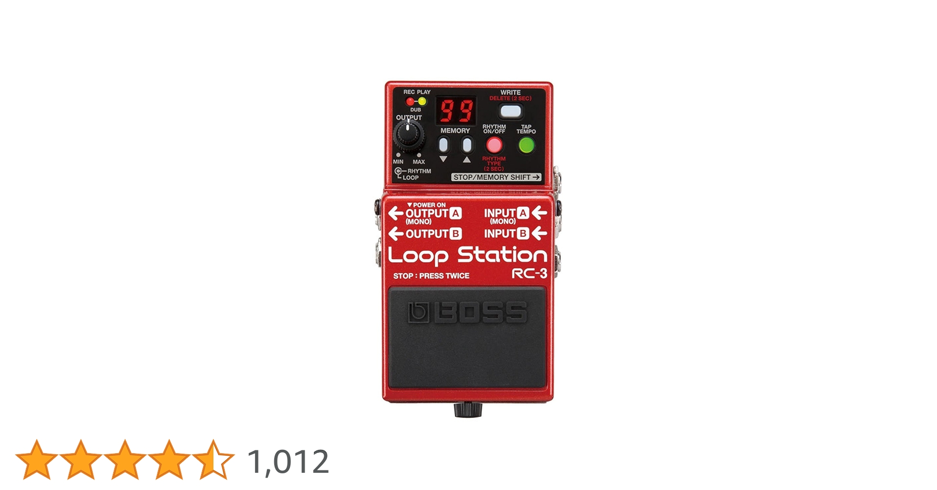 Amazon | BOSS Loop Station RC-3 | ルーパー・サンプラー | 楽器
