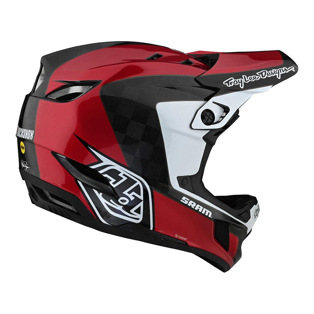 Troy Lee Designs D4 Carbon MIPS Helmet Corsa Sram Red, XXL