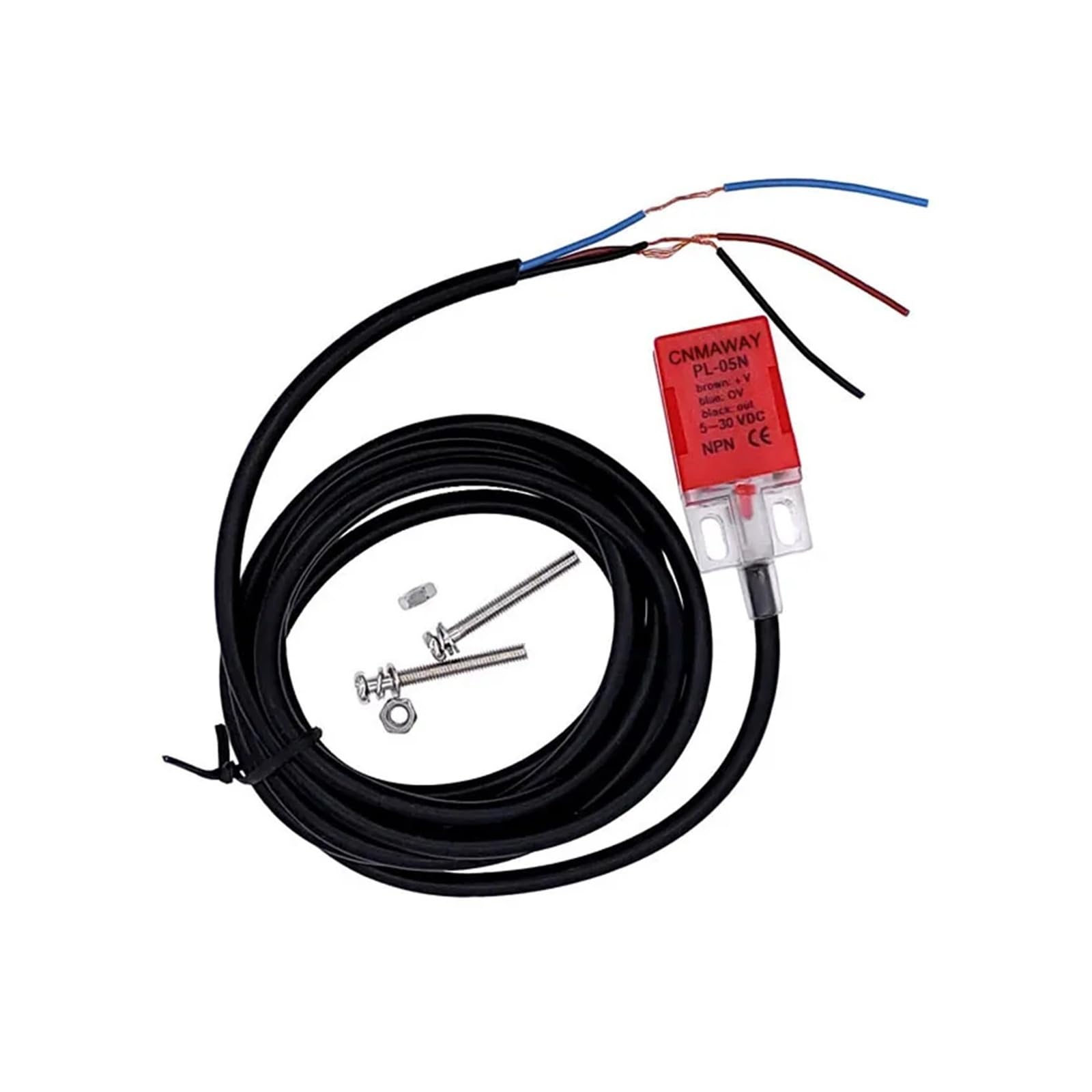 10 Stück PL05P PL05N PS05P PS05N Induktiver Näherungsschalter Sensor Sn5 mm PNP NPN NO 5-30 VDC (PS-05P 10 Stück)