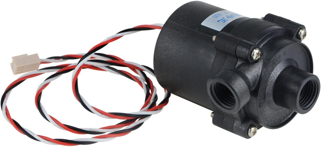 SC600 DC 12V PC CPU Water Cooling System Tool Water Pump 132.09 GPH 10W Brushless Drive Water Pump for Destop Computer Laptop Computer