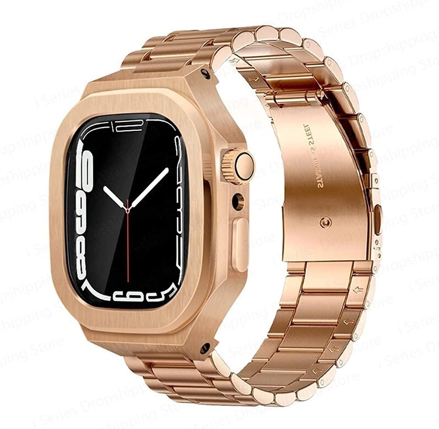 Kit modification Apple Watch 8 7 45mm avec étui acier inoxydable - 6