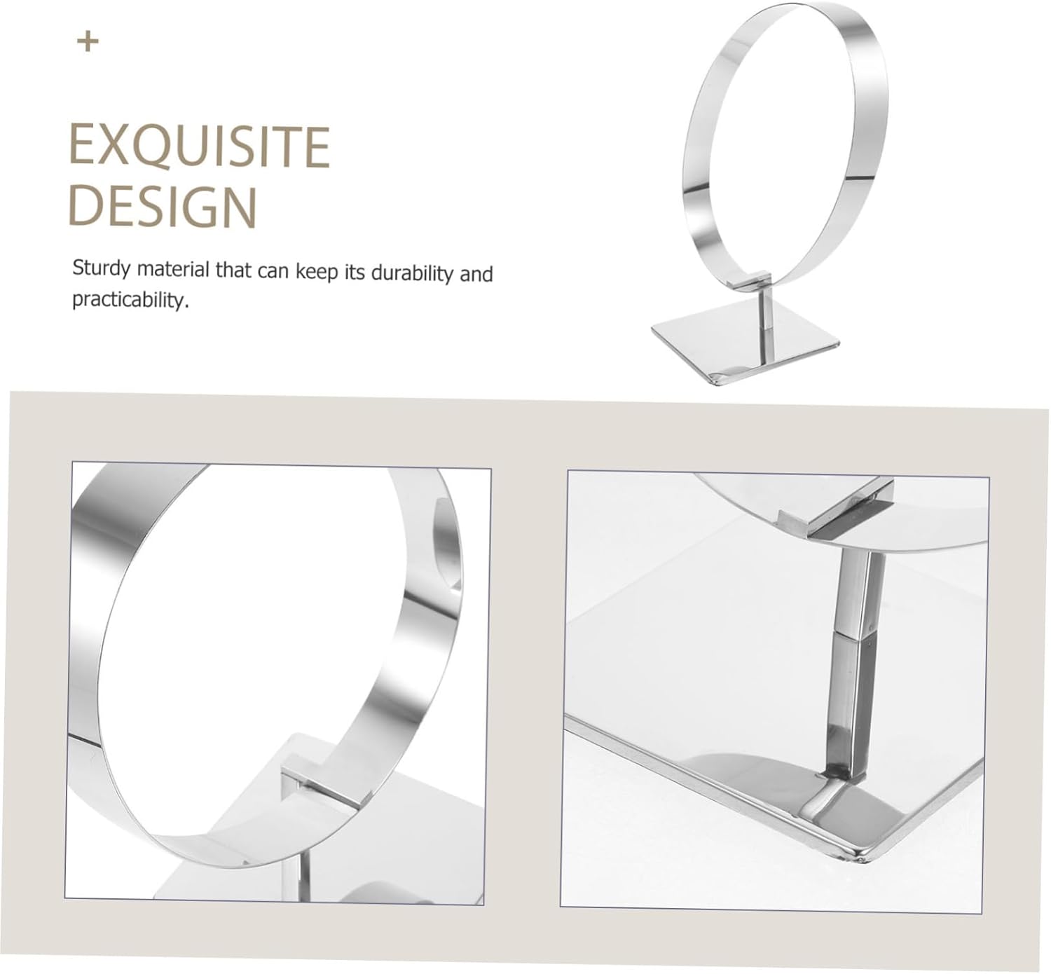 Elegant Belt Display Stand Metal Jewelry Display Rack for Selling Belt Storage Holder for Retailers