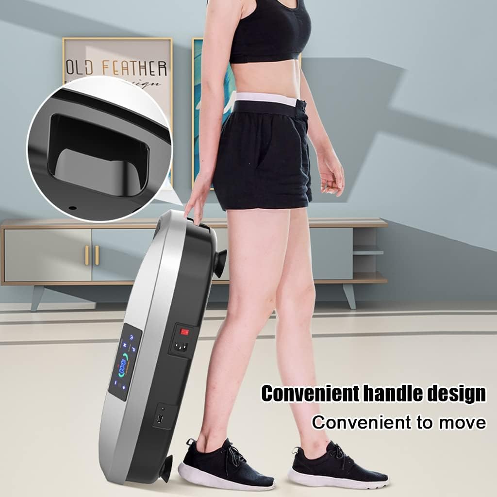 3D Vibration Power Plate, Tri-planar Motion Vibration Platform with Dual Motor Fitness Machine