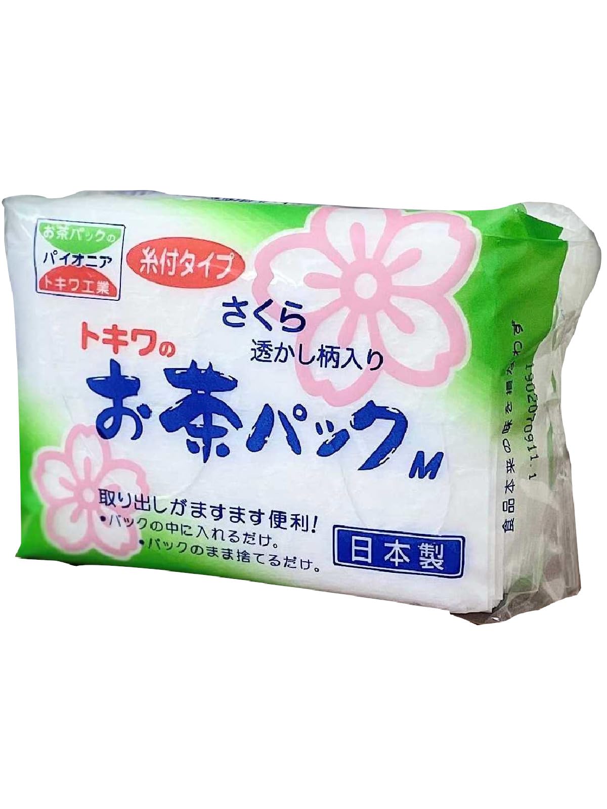 Amazon｜トキワ工業 お茶パック 約9.5×7cm 50枚 糸付お茶パックM