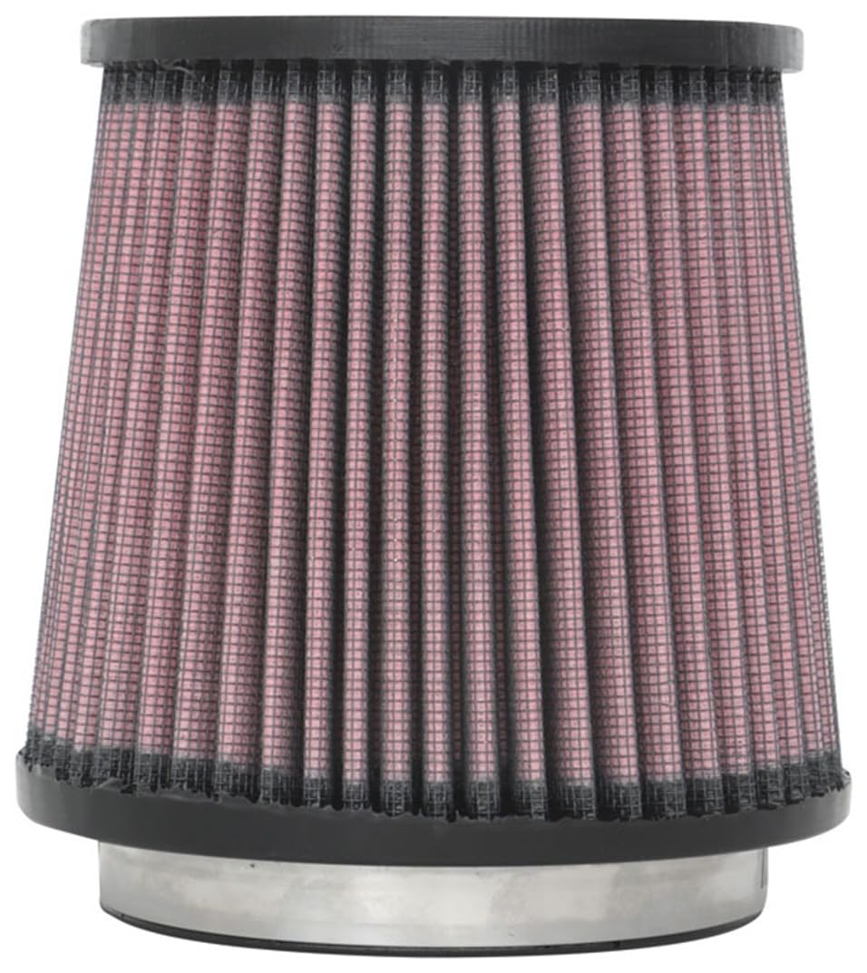 K&N Filtro Aria Universale Conico 102mm flangia, 137mm base, 114mm top, altezza 127mm (RU-3600)