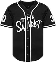 Vista 45 de The Sandlot Benny The Jet Rodriguez Michael Squints Palledorous Alan Yeah-Yeah McClennan Bel Air Camiseta de béisbol con impresión 3D