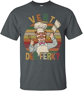 Topfashion Vert Der Ferk Swedish Chef Vintage Unisex Inspired T-Shirt