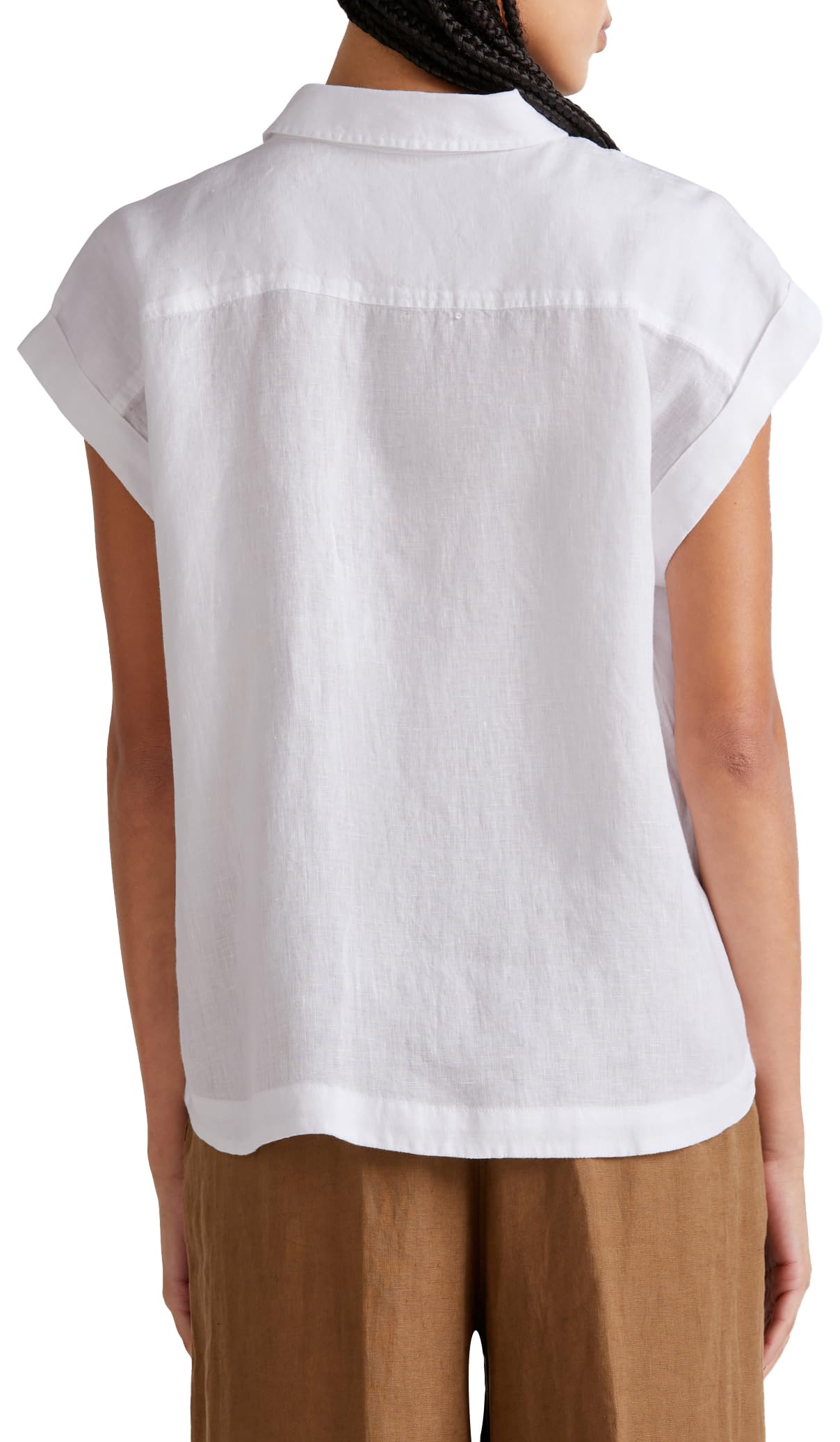 United Colors of Benetton Camicia 5bmldq06v Camicia Donna (Pacco da 1)