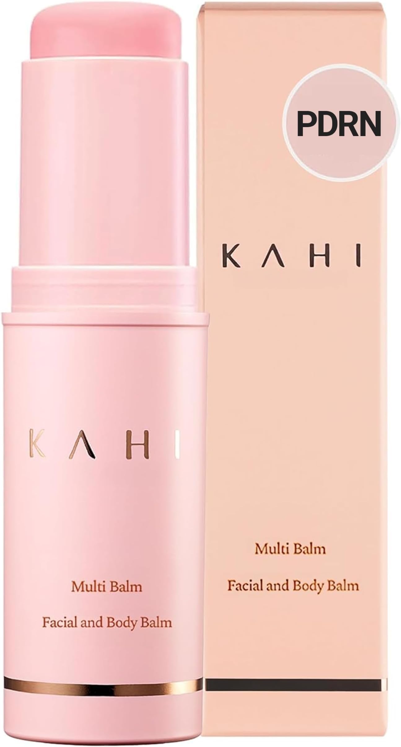 KAHI Wrinkle Bounce Multi Balm Stick | PDRN Collagen Wrinkle Stick | Korean Skin Care |All-in-One Hydrating Lip Balm Eye Cream Neck Cream Make Up Base & Face Mist Moisture Balm