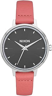 ساعة نيكسون ذا كينسينجتون للنساء، انالوج بعقارب، بمينا أسود