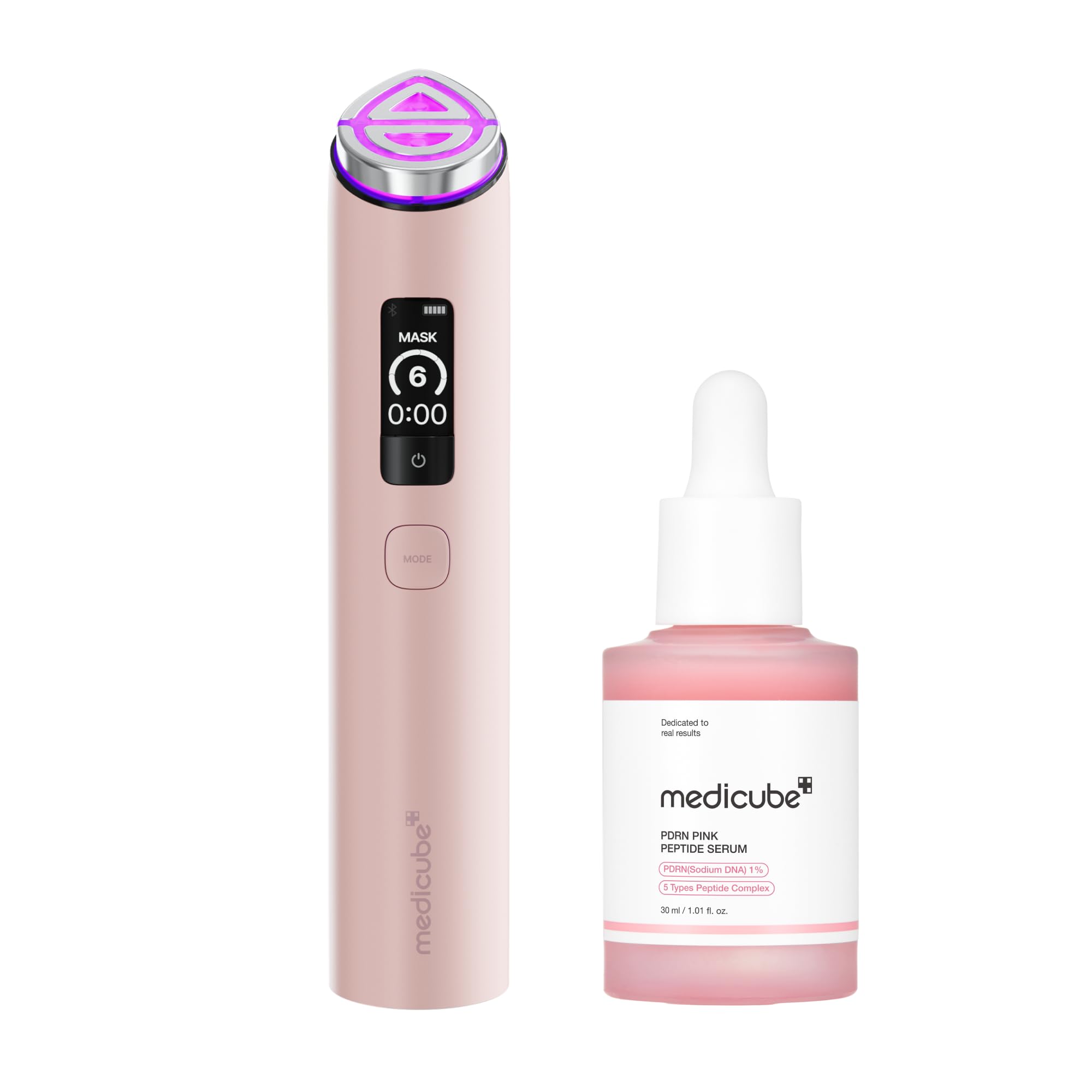 medicube 2X Plump Duo: Booster Pro X2™ Pink & PDRN Pink Peptide Serum