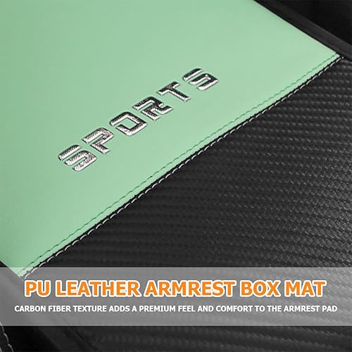 Miniatura 5 de Almohadilla para consola central de automóvil, de piel sintética, protector de caja de almacenamiento, impermeable, funda de cojín para