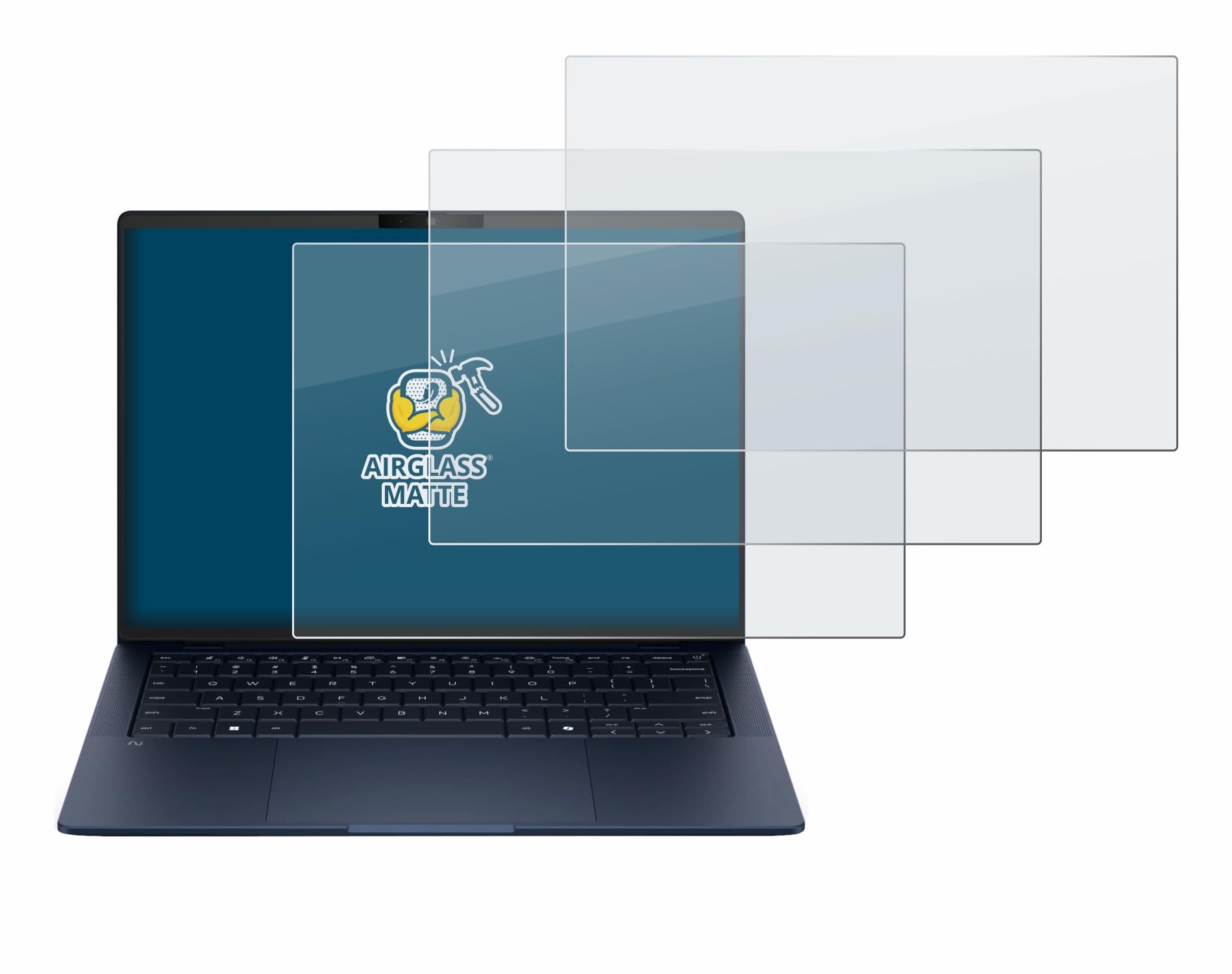 brotect Pellicola Vetro Opaca per HP EliteBook X G2q 14 (3 Pezzi) Protezione Schermo [Anti-Riflesso, Durezza 9H]