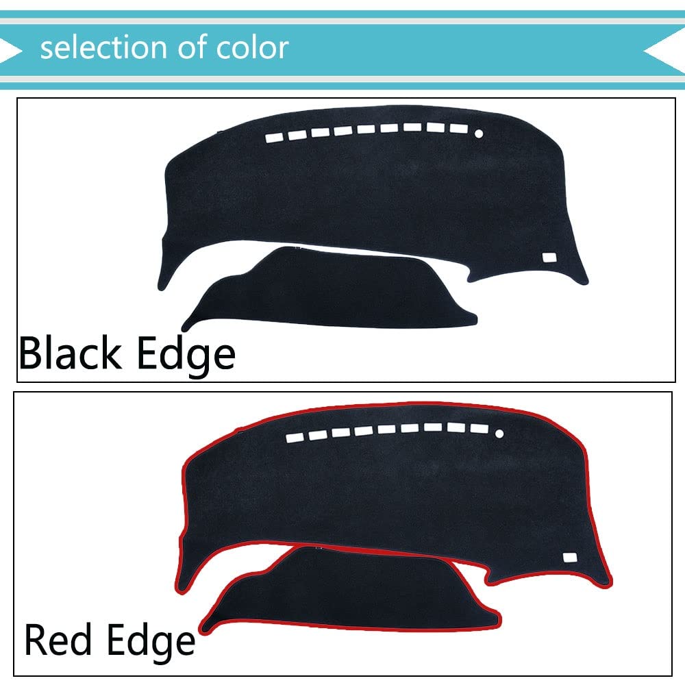 Per Per Previa 50 2006 ~ 2019 XR50 Per Estima Per Tarago 2018 Cruscotto Dell'automobile Dash Zerbino Tappeto Di Copertura Tappetino Cruscotto Anti Scivolamento ( Colore : Black Side , Dimensione : Fla