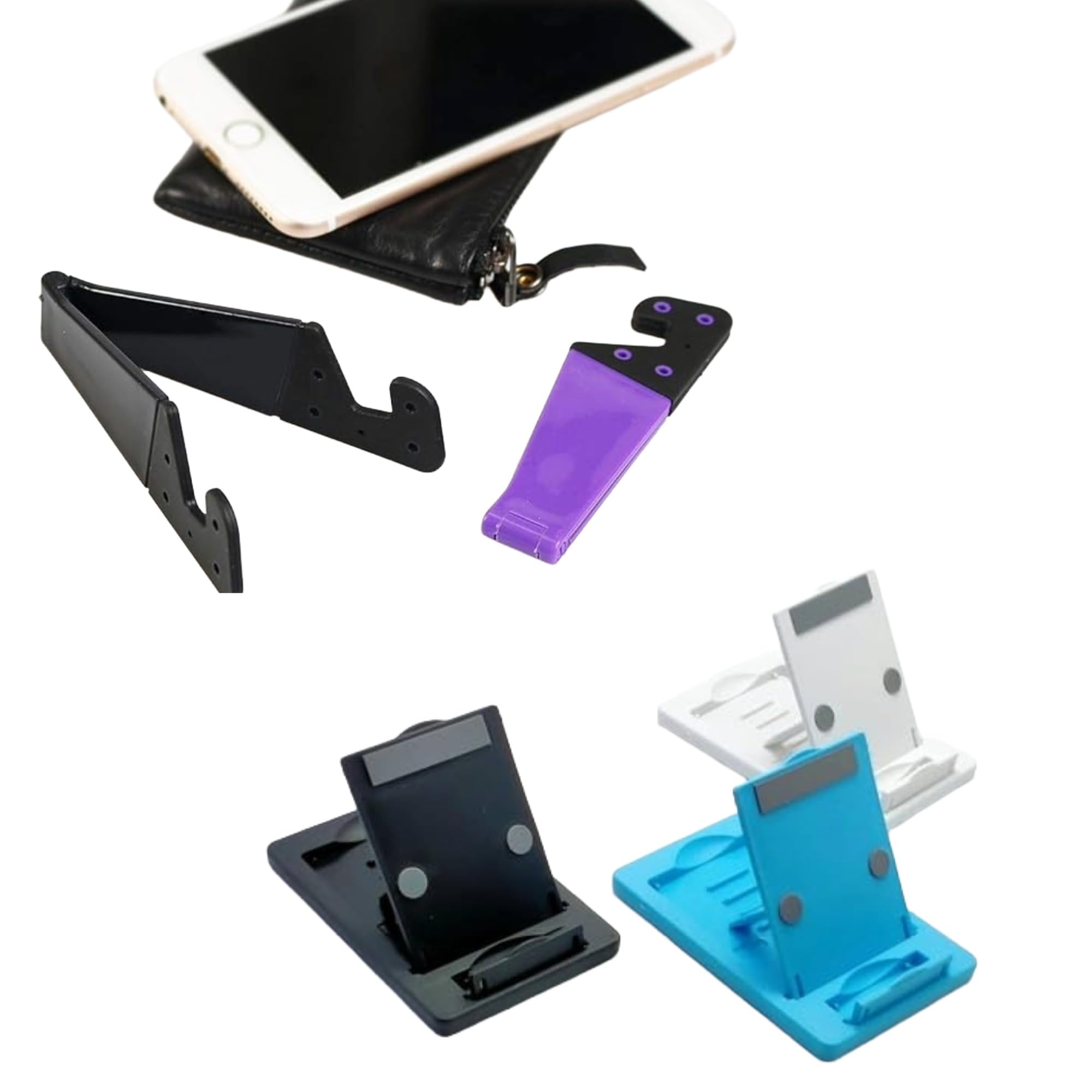 Foldable Mobile Phone Stand – Adjustable Portable Desk Holder for Smartphones & Tablets-picture-20