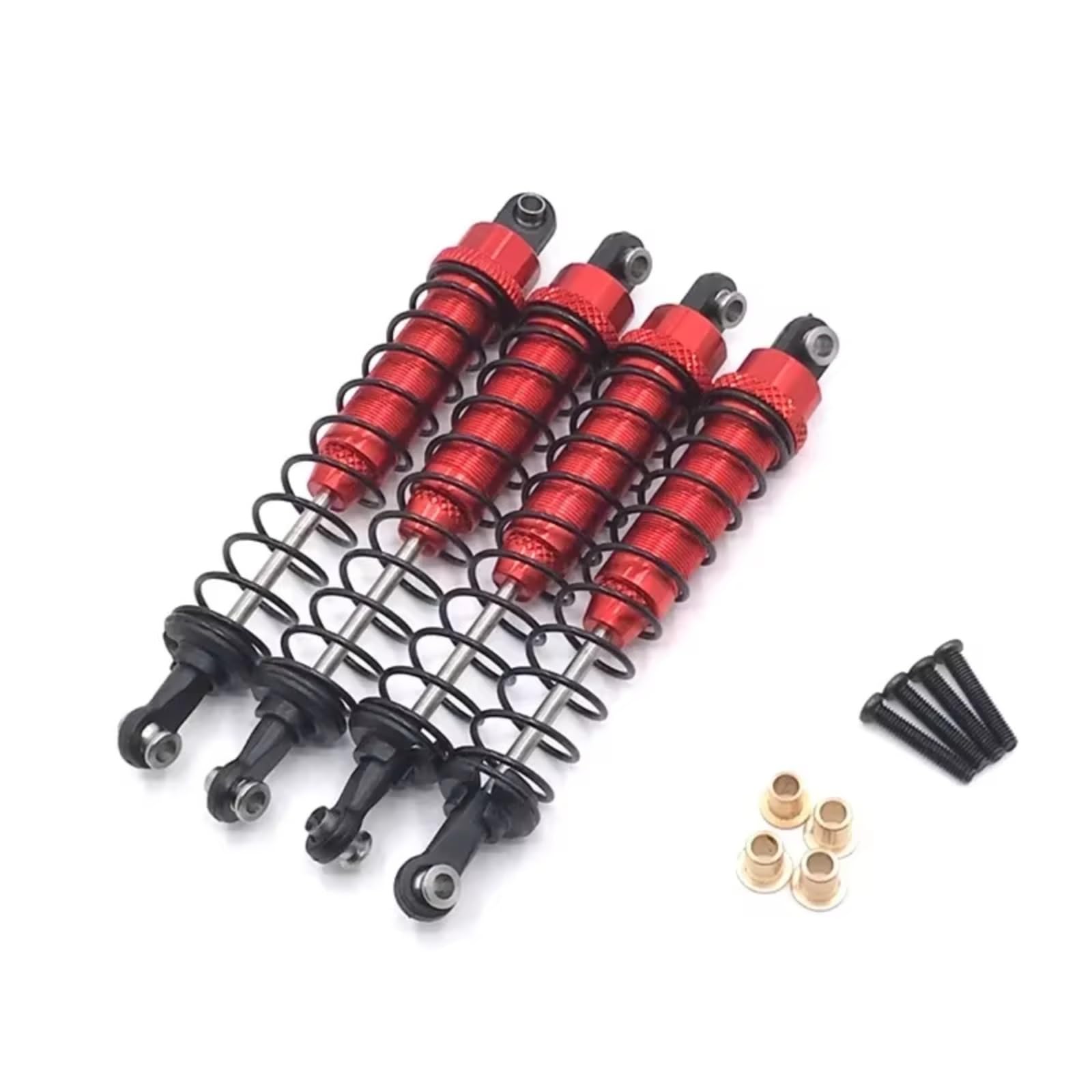 Compatible avec MN pour MN-999 1/10 RC Car Upgrade Pièces Modifiées Accessoires Métal Externe pour Ressort Amortisseur Hydraulique D'Amortisseur Rc