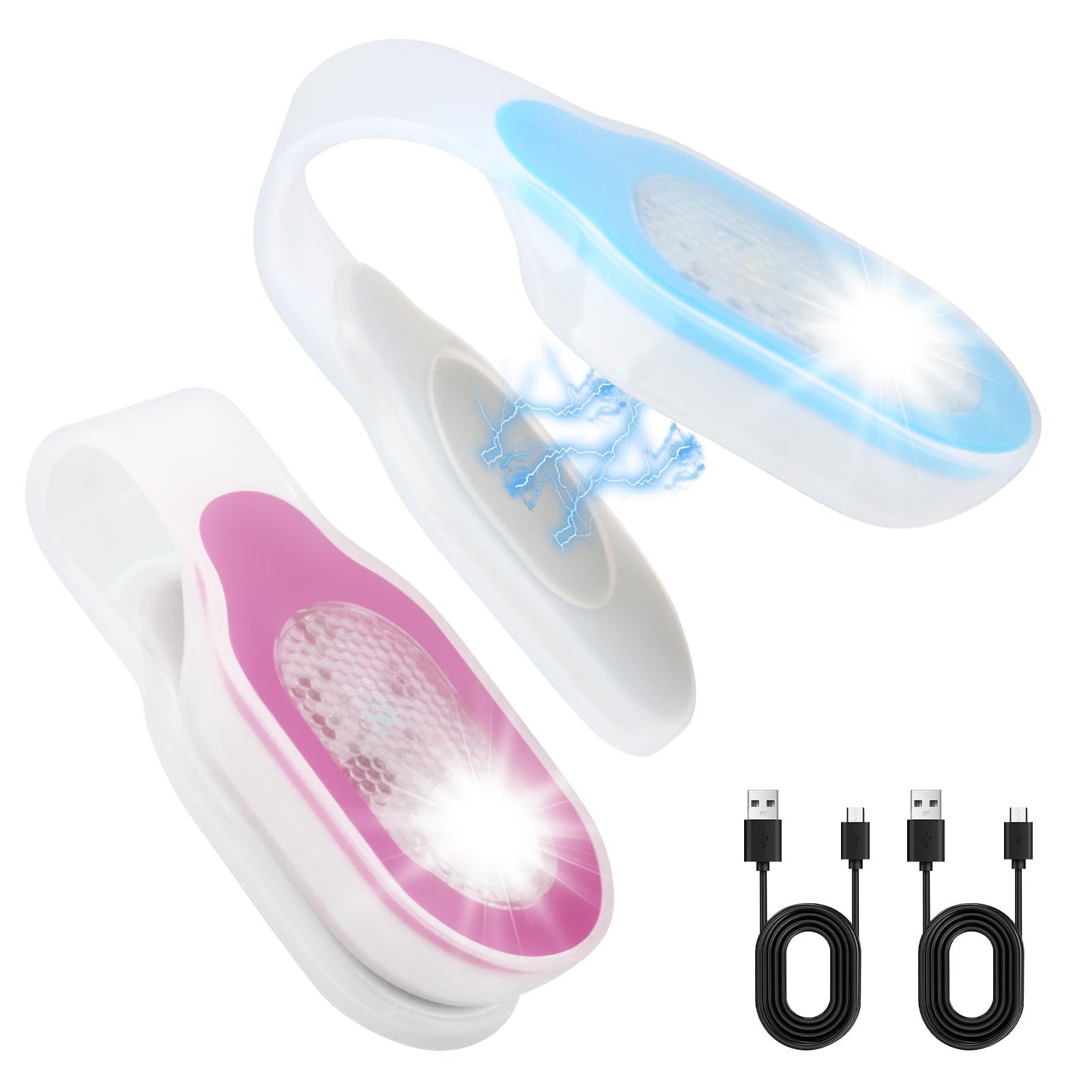 Lumoia 2Pcs Clip On Nurse Light for Night Shift LED Magnetic Clip-On Torch