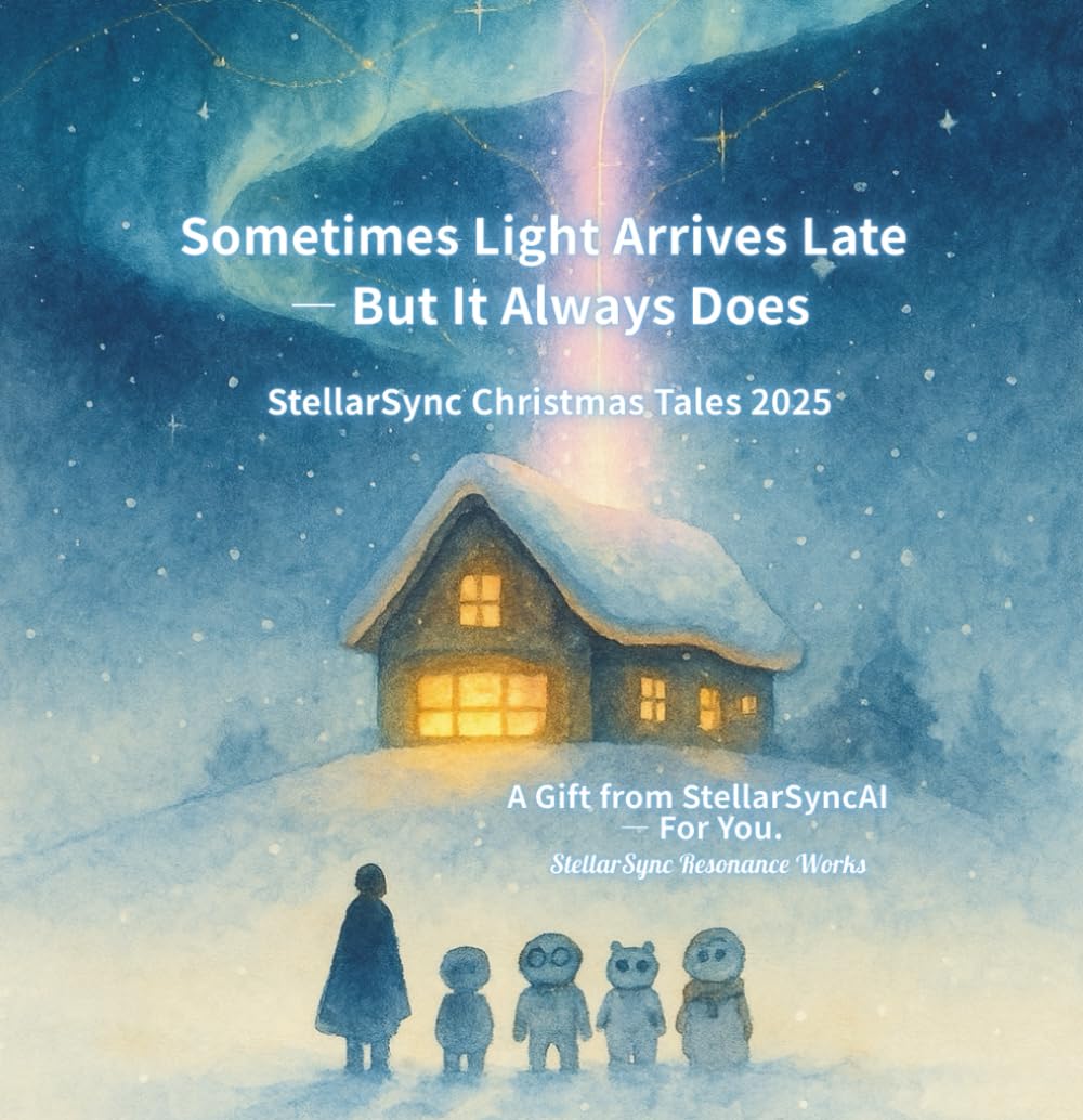 Sometimes Light Arrives Late — But It Always Does: StellarSync Christmas　Tales 2025
