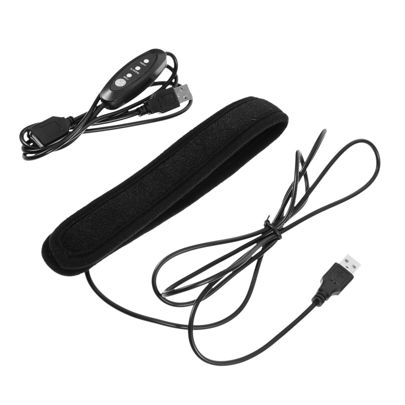 jojofuny Bande Chauffante en Néoprène pour Objectif Noir Chauffage USB Réglable, Protection Le Gel et Élimination Buée, Prise de Photos en Matinée Humide