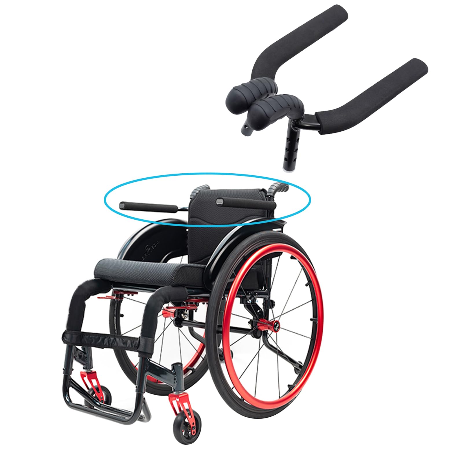 Amazon.co.jp: スポーツ車椅子 軽量 ポータブル アルミ製 スポーツ